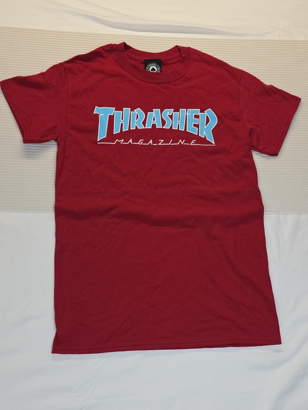 Thrasher Red Logo Short Sleeve T-Shirt Small